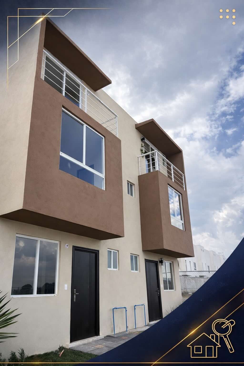 Casas en venta en Zinacantepec Estado de México con diseño moderno